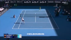 Pasó por alto y explica la magnitud de su hazaña: el punto de Alcaraz cojo y sin moverse del sitio