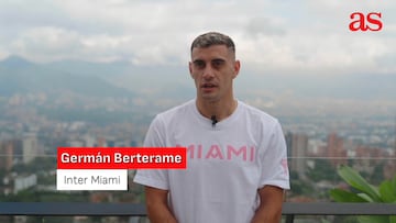 Germán Berterame reporta con Inter Miami en Colombia