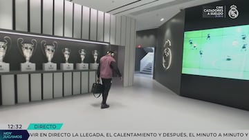 Como tú esta mañana: los jugadores del Madrid llegaron así al Bernabéu vibrando con la final de Alcaraz