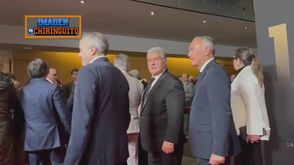 Millones de Gifs en camino: la respuesta viral de Laporta cuando le preguntan si era penalti a favor del Madrid