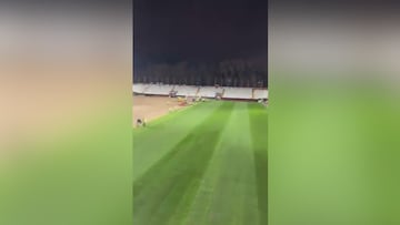 El desolador estado de Vallecas a solo 4 días del próximo partido: cambio de césped