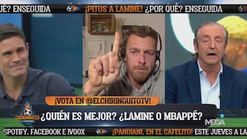 El tenso enganchón entre Pedrerol y Edu Aguirre: el plató de El Chiringuito echó humo