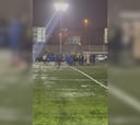 Lamentable batalla campal en pleno partido en Fuenlabrada
