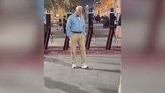 Todo el mundo preocupado por Alonso y su coche y el dueño de Aston Martin sale así del circuito: la cara lo dice todo