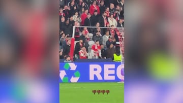 Señalan otro acto racista en Da Luz: captan en la grada a un niño haciendo el gesto del mono