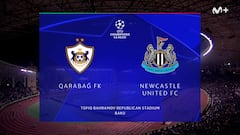 Resumen y goles del Qarabag vs Newcastle, dieciseisavos de la Champions League 25-26