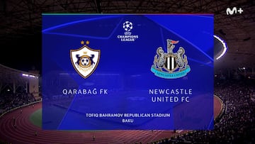 Resumen y goles del Qarabag vs Newcastle, dieciseisavos de la Champions League 25-26