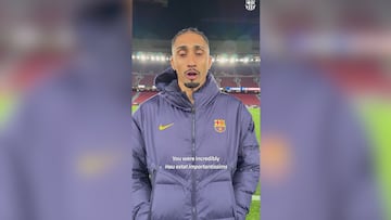 El Barça publica este vídeo de Raphinha y lo que se escucha de fondo es lo más comentado