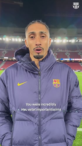 El Barça publica este vídeo de Raphinha y lo que se escucha de fondo es lo más comentado