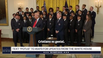 Trump llena de elogios a Messi durante su visita a la Casa Blanca con Inter Miami