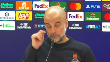 El enganchón de Guardiola con Antón Meana por la interpretación del partido del Madrid: viral