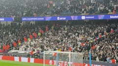El cántico de la aficion del Madrid en el Etihad mofándose de Guardiola