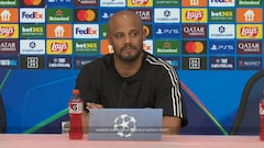Le preguntan a Kompany si es favorito ante el Madrid: mucha atención a la respuesta