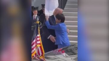 Shocking moment: Trump’s warm embrace of Takaichi sparks comments