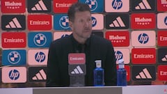 Según se sentó en la sala de prensa le preguntaron a Simeone por el árbitro: una respuesta que se va a hacer viral
