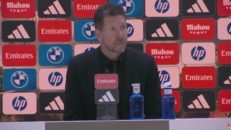 Según se sentó en la sala de prensa le preguntaron a Simeone por el árbitro: una respuesta que se va a hacer viral
