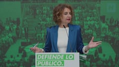 El discurso viral de María Jesús Montero regalándose halagos en tercera persona