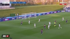 Dos de las mejores del mundo dejando una jugada de ciencia ficción: lo de Patri y Alexia en el 0-1 fue exquisito