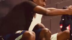 El momentazo entre Vinicius y Camavinga cuando acaba el Brasil vs Francia: parecen hermanos