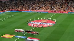 Esto fue todo lo contrario: así sonó el himno de España en Barcelona