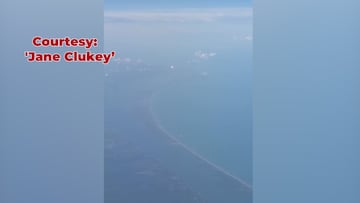 History from the sky: passenger records NASA’s moon launch in stunning footage