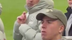El último vídeo de Enzo Fernández tiene picante: tras su castigo por hablar del Madrid, llegó así al estadio con el equipo...