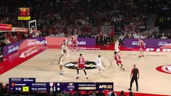 Resumen del Olympiacos vs. Madrid de Euroliga