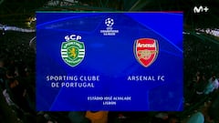 Resumen y goles del Sporting vs Arsenal, ida cuartos final de la Champions League