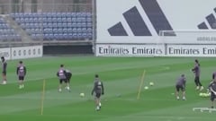 El vídeo de Güler y Carreras en el entrenamiento es viral: hipnótico lo del turco