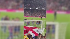 Polémica en redes: los jóvenes del Barça, con la grada de animación contra el Espanyol