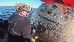 Revelan el rescate en primera persona de la tripulación del Artemis II: impacta mucho