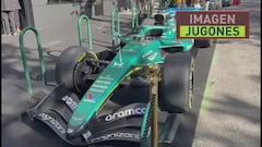 Alonso ‘aparece’ en el Bernabéu: la razón detrás del Aston Martin aparcado en la Castellana