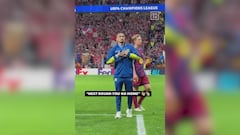 El feo gesto de Raphinha a la afición del Atlético al acabar el partido