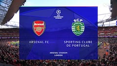 Resumen del Arsenal vs Sporting, vuelta cuartos de final de la Champions League 25-26