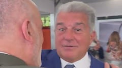 Ver para creer: La reacción de Tebas y Laporta tras reencontrarse meses después en el Godó