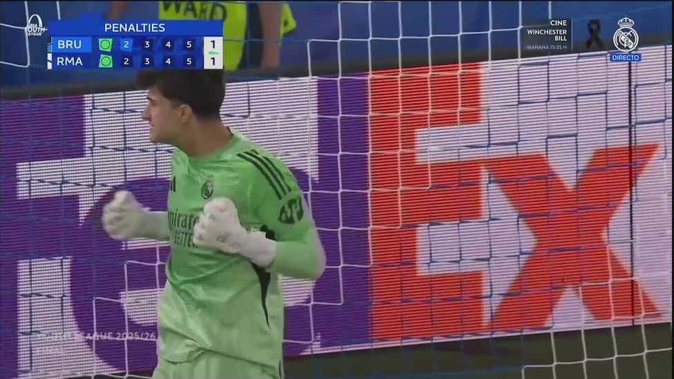 Historia blanca: vean lo de la tanda del portero del Real Madrid porque se va a recordar tiempo