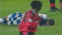 Que se prepare Andrada porque le va a caer lo mismo seguramente: la otra salvaje agresión en España que tuvo 11 partidos de sanción