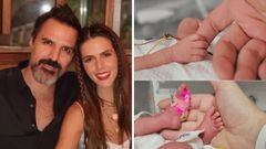 Claudia Álvarez y Billy Rovzar anuncian el nacimiento de sus mellizos