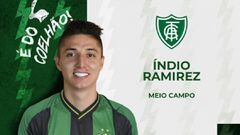 Juan Pablo Ram&iacute;rez, nuevo jugador de Am&eacute;rica Mineiro.