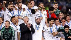 Karim Benzema, Luka Modric and Toni Kroos are amongst those who have won multiple FIFA Club World Cup titles with Real Madrid.