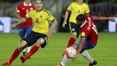 Daniel Torres debut&oacute; con la Selecci&oacute;n Colombia en Santiago de Chile (empate 1-1).