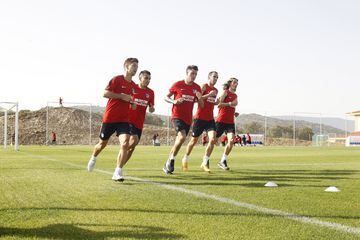 Vietto, Correa, Giménez, Godín and Filipe Luis