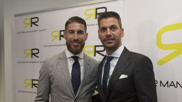 Sergio Ramos with his brother and agent Rene, who flew to Paris on Thursday to finalize the deal with PSG.