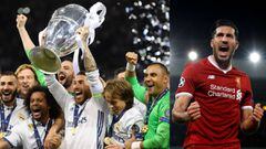 Los 17 campeones del Madrid contra sólo uno del Liverpool