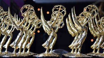 (ARCHIVOS) En esta foto de archivo tomada el 17 de septiembre de 2018, se ven estatuas Emmy antes de la 70a entrega de los premios Emmy en el Microsoft Theatre de Los &Aacute;ngeles, California.