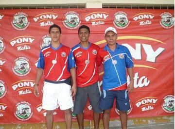 Los tres formadores de Sinisterra. Cristian Ortega, Cristian Valencia y Rodrigo Daza