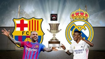 2021/22 Spanish Super Cup: Barcelona vs Real Madrid: times, TV and how to watch online