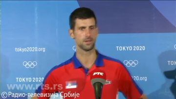 La reacción de Djokovic tras perder dos semifinales en Tokio