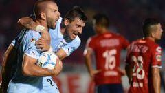 Tito Villa celebra el gol de la igualdad
