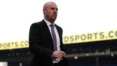 Sean Dyche, Manager of Burnley arrives at the stadium prior to the Premier League match between Crystal Palace and Burnley